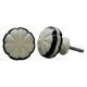 White With Black Knob