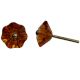 Amber Floral Knob