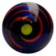 Blue with Red Striped Knob