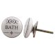 Bath Flat Ceramic Cabinet Knob