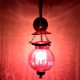 Pink Melon Shaped Glass Hanging