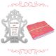 White Photoframe With Pink Diary (Combo Pack)