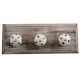 Cream Navy Blue Dot Wooden Hooks