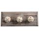 Cream Pink Dot Wooden Hooks
