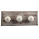Cream White Dot Wooden Hooks
