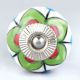 Green Clove Flower Ceramic Dresser Knob Online