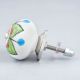 Green Clove Flower Ceramic Dresser Knob Online