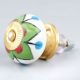Green Clove Flower Ceramic Dresser Knob Online