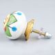 Green Clove Flower Ceramic Dresser Knob Online