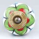 Green Clove Flower Ceramic Dresser Knob Online