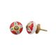 Hibiscus Green Flower Ceramic Dresser Knob Online
