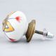 Amaryllis Mustard Flower Ceramic Cabinet Knob Online