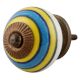 Sky Blue Yellow Knob
