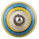 Sky Blue Yellow Knob