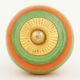 Green Orange Striped Knob