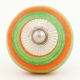 Green Orange Striped Knob