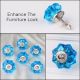 Blue Flower Knob, Big