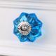 Blue Flower Knob, Big