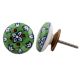 Blue Green Flat Knob