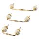 Cream Ceramic Bridge Dresser Handle