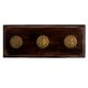 Golden Metal Wire Wooden Hooks