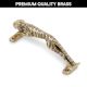 1 Piece Golden Jaguar Brass Door Cabinet Handle