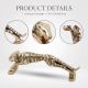 1 Piece Golden Jaguar Brass Door Cabinet Handle
