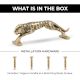 1 Piece Golden Jaguar Brass Door Cabinet Handle