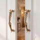 1 Piece Golden Jaguar Brass Door Cabinet Handle