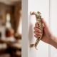 1 Piece Golden Jaguar Brass Door Cabinet Handle