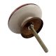 Peach Fish Flat Ceramic Drawer Knob