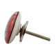 Peach Fish Flat Ceramic Drawer Knob