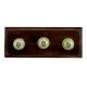Soft Green Ceramic Wooden Hooks