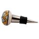 Mustard Flower Ceramic Wine Stopper