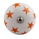 Orange Star Ceramic Wine Stopper