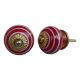 Dark Red White Knob