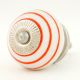 White Orange Knob