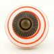 White Orange Knob