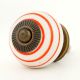 White Orange Knob