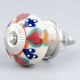 Orange Flower Ceramic Floral Cabinet Knob Online