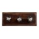 Silver Star Ceramic Wooden Hooks