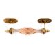 Pink Door Glass Cut Handles