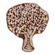 Set of 1 Piece New Wooden Printing Block
