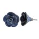 Slate Blue Rose Knob
