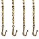 Swing Chain Set with Peacock and Dancing Lady Figurine(Set Of 4 Pieces)