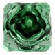 Green Glass Square Cut Wine Stopper