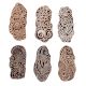 Set of 6 Piece New Mix Wooden Printing Block