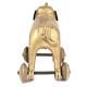 Brass Temple Elephant with Wheels