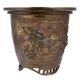 Engraved Bronze Phoenix and Other Birds Vase