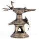 Brass Elephant Peacock Indian Diya Oil Lamp